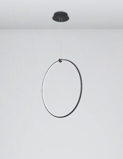 Полилей Nova Luce RING 9820591 черен детайл 3