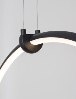 Полилей Nova Luce RING 9820591 черен детайл 7