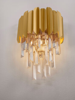 Аплик Nova Luce MAGNOLIA 9824061 златист детайл 4