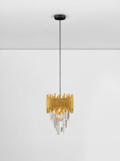 Пендел Nova Luce RILVA 9824084 златист детайл 3
