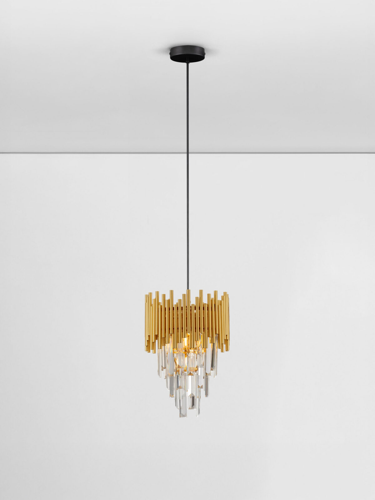 Пендел Nova Luce RILVA 9824084 златист детайл 3