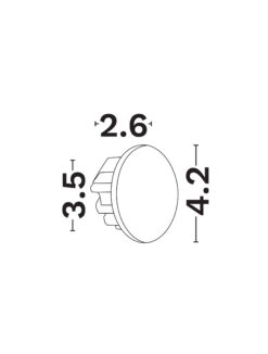 Аплик за вграждане Nova Luce ATRIUM 9844047 бял детайл 3