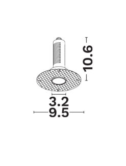 Луна за вграждане Nova Luce THINY 9844094 бял детайл 3