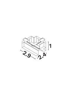 Конектор Nova Luce MINIMAL 9844113 черен в интериор
