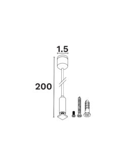 Крепежен елемент Nova Luce MINIMAL 9844120 в интериор