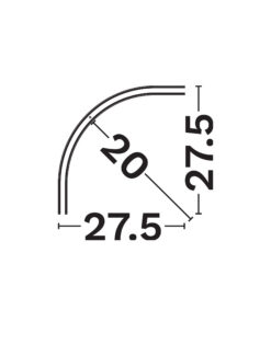Шина Nova Luce MINIMAL 9844141 черен в интериор