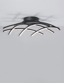 Плафониера Nova Luce NARVI 9848136 черен детайл 3