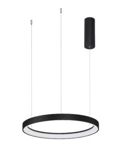 Полилей Nova Luce PERTINO 9853682 черен в интериор