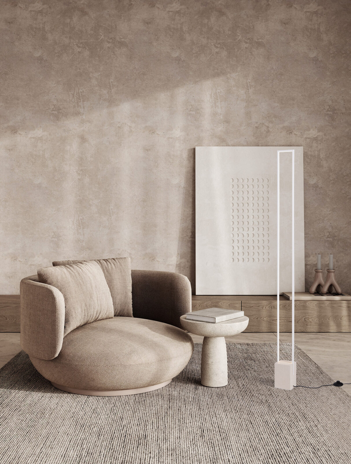 Лампион Nova Luce LITHOS 9919104 бял