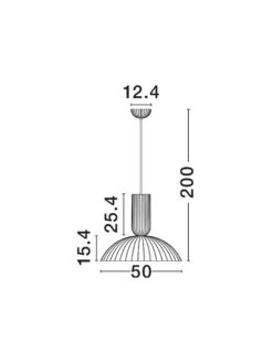 Полилей Nova Luce AMMOS 9919113 бял детайл 5