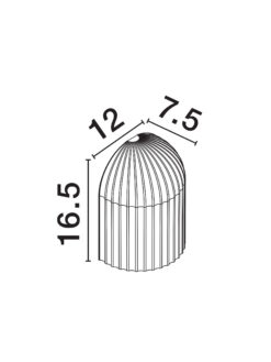 Аплик Nova Luce AMMOS 9919116 бял детайл 6