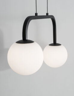 Полилей Nova Luce JOLINE 9919602 черен детайл 2