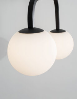Полилей Nova Luce JOLINE 9919602 черен детайл 3