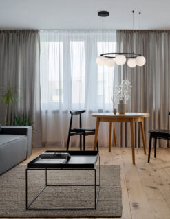 Полилей Nova Luce JOLINE 9919603 черен