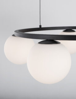 Полилей Nova Luce JOLINE 9919603 черен детайл 2