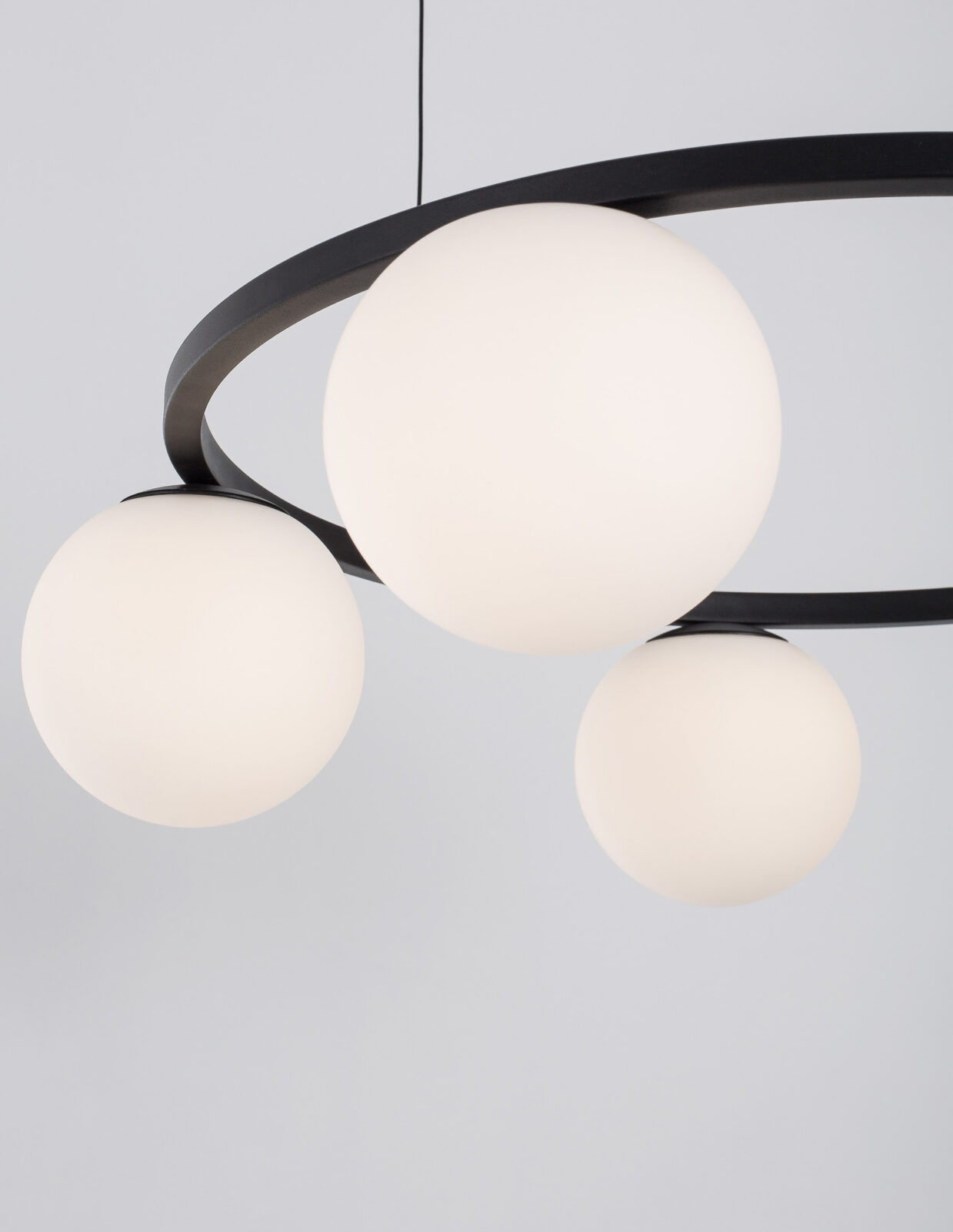 Полилей Nova Luce JOLINE 9919603 черен детайл 3