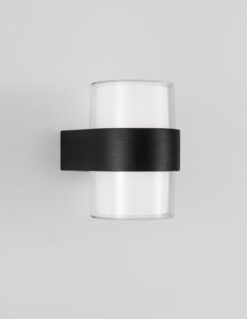 Фасаден аплик Nova Luce DARF 9925666 черен детайл 2