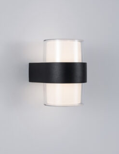 Фасаден аплик Nova Luce DARF 9925666 черен детайл 3