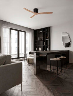 Вентилатор Nova Luce NINEMIA 9952370 черен