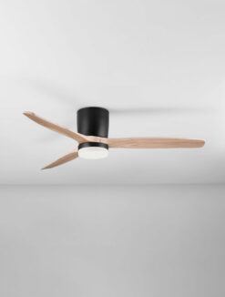 Вентилатор Nova Luce ALOA 9952371 черен детайл 2