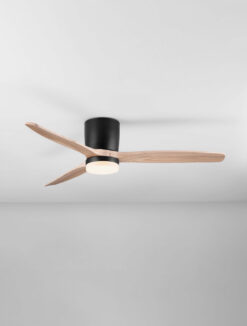 Вентилатор Nova Luce ALOA 9952371 черен детайл 3