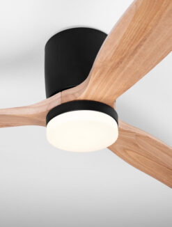 Вентилатор Nova Luce ALOA 9952371 черен детайл 4
