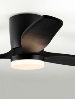 Вентилатор Nova Luce ALOA 9952372 черен детайл 4