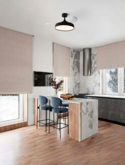 Вентилатор Nova Luce NEVMA 9952377 черен