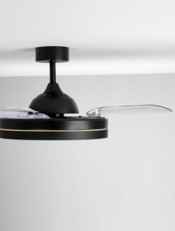 Вентилатор Nova Luce NEVMA 9952377 черен детайл 6