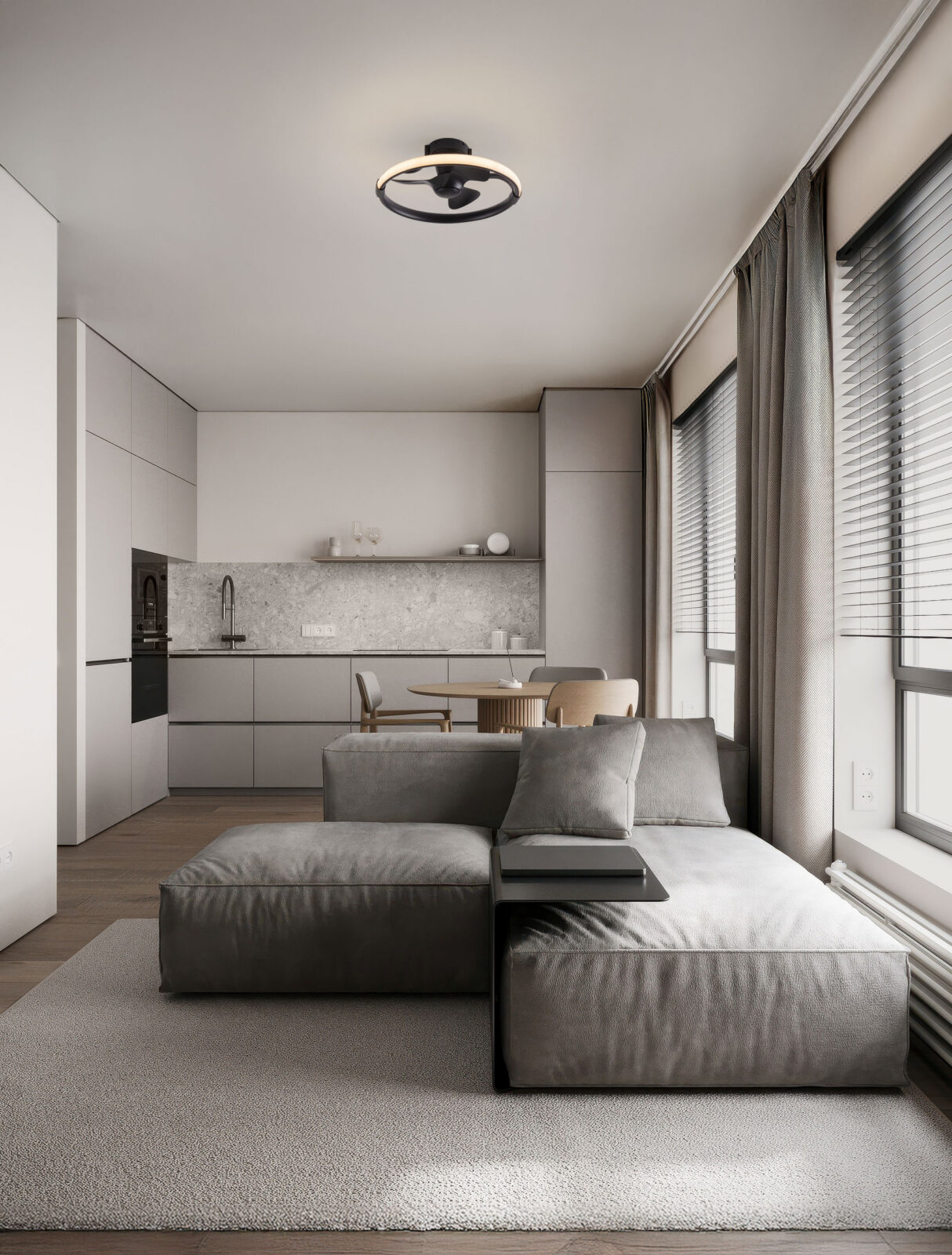 Вентилатор Nova Luce BREVIA 9952380 черен