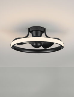 Вентилатор Nova Luce BREVIA 9952380 черен детайл 3