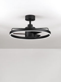 Вентилатор Nova Luce LUNAIR 9952393 черен детайл 2