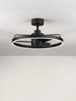 Вентилатор Nova Luce LUNAIR 9952393 черен детайл 3