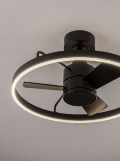 Вентилатор Nova Luce LUNAIR 9952393 черен детайл 4