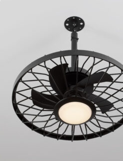 Вентилатор Nova Luce BRIZZY 9952396 черен детайл 5