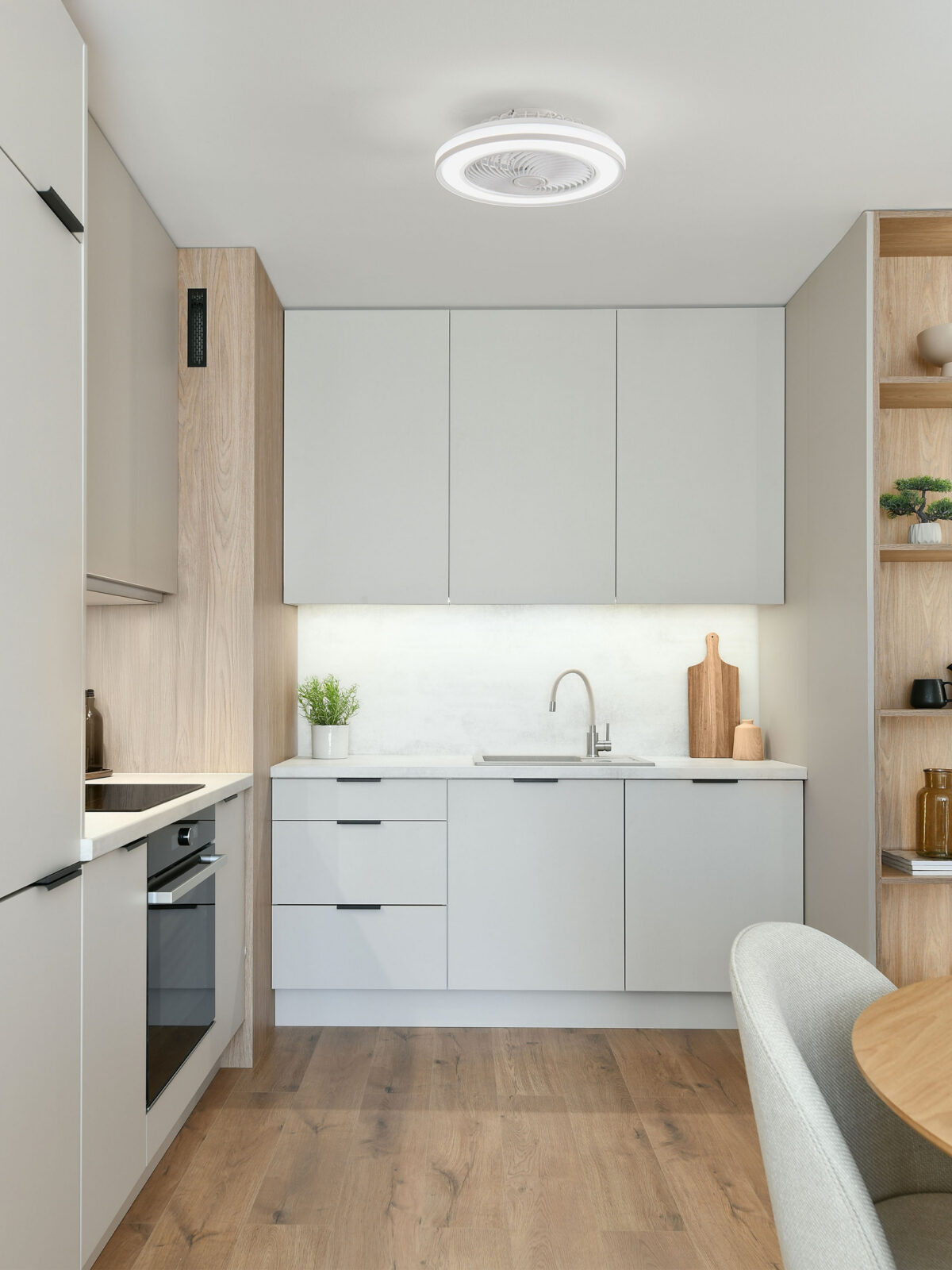 Вентилатор Nova Luce ORYA 9952399 бял