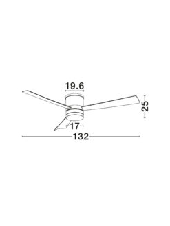 Вентилатор Nova Luce SATIN 9953016 сребърен детайл 4