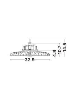 Камбана Nova Luce UMBER 9980108 черен детайл 3