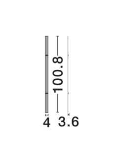 Магнитно тяло Nova Luce INVENTO 9980586 бял в интериор